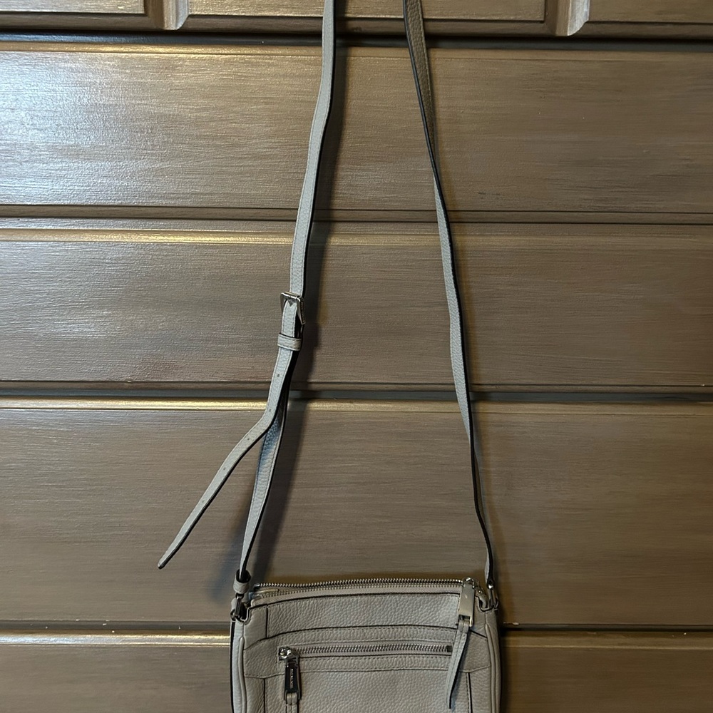 KORS Michael Kors Tan Crossbody Bag with Structured Design